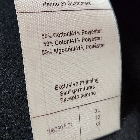 Carhartt Men’s XL Hoodie – Black Loose Fit Midweight Pullover Sweatshirt - Picture 7 of 8